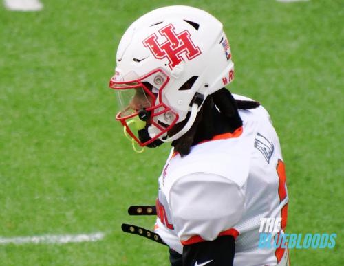 Mobile, AL – February 1: Houston WR Tank Dell On The Second Day Of Practice At The 2023 Senior Bowl (Photo by Zach McKinnell, The Bluebloods)