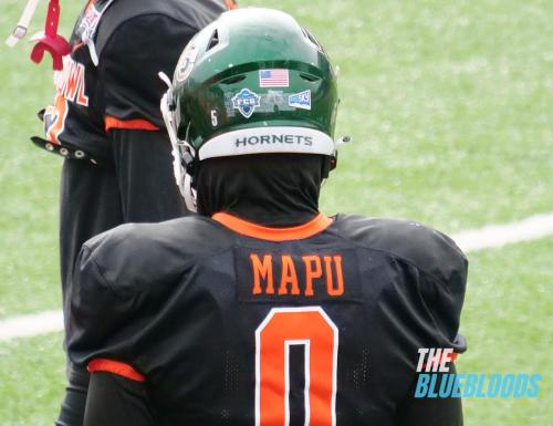 Mobile, AL – February 1: Sacramento State LB Marte Mapu On The Second Day Of Practice At The 2023 Senior Bowl (Photo by Zach McKinnell, The Bluebloods)