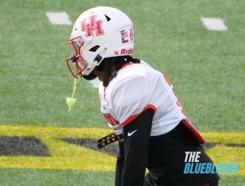 Mobile, AL – February 1: Houston WR Tank Dell On The Second Day Of Practice At The 2023 Senior Bowl (Photo by Zach McKinnell, The Bluebloods)